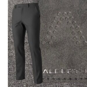 Alberto Ceramica Pants Mens 32x30 Gray Modern Fit Flat Front Trousers